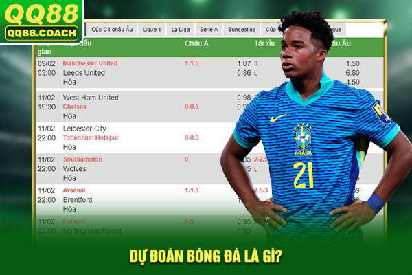 Dự đoán bóng đá là gì?